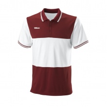 Wilson Tennis Polo Team II burgundy/white Men